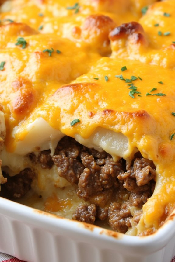 hearty beef potato casserole