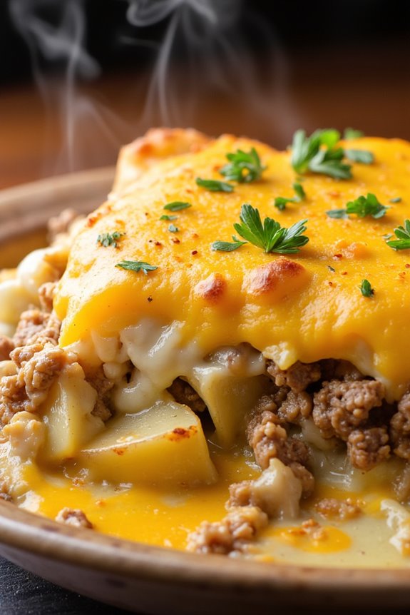 hearty beef potato casserole
