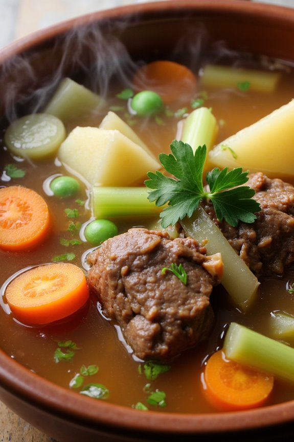 hearty beef vegetable soup