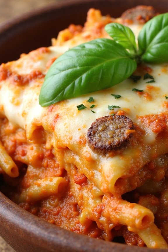 hearty italian sausage casserole