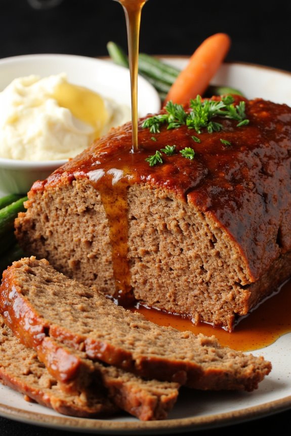 meatloaf with chorizo glaze