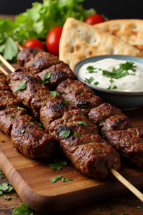 mediterranean beef kebabs recipe