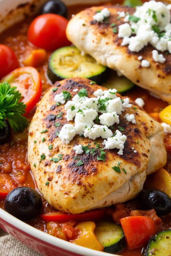 mediterranean chicken casserole delight