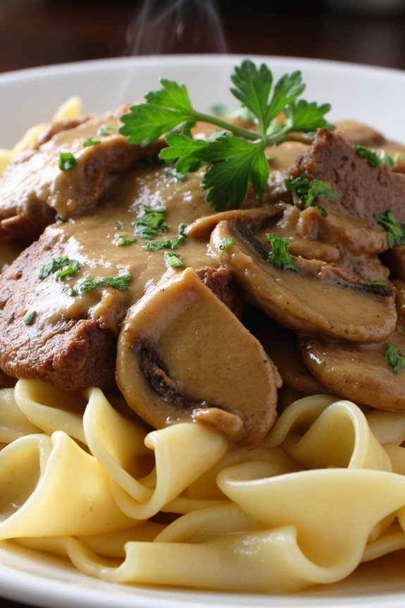 modern beef stroganoff recipe