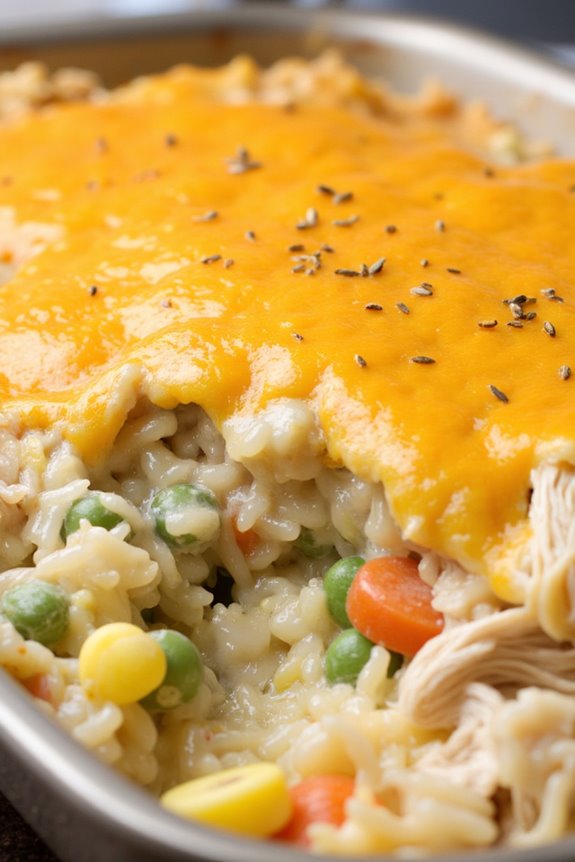 quick chicken rice casserole