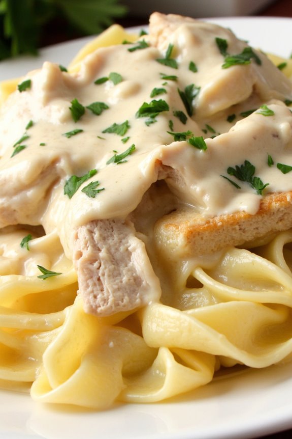 quick creamy chicken pasta