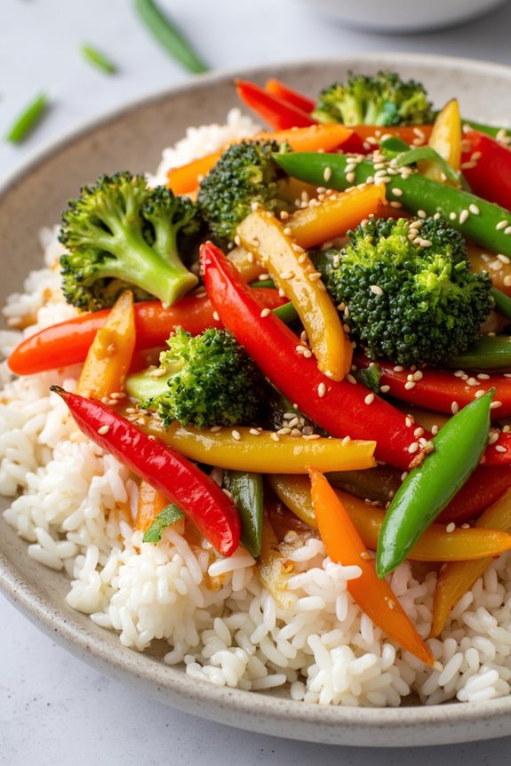 quick nutritious vegetable stir fry