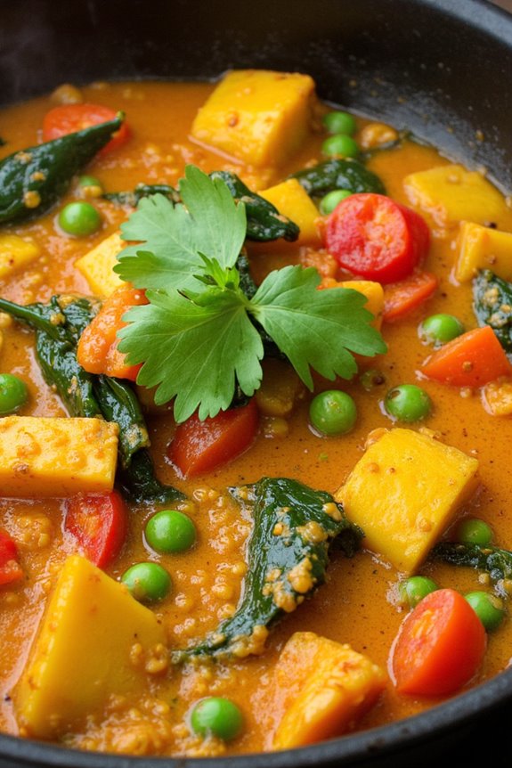 quick nutritious veggie curry