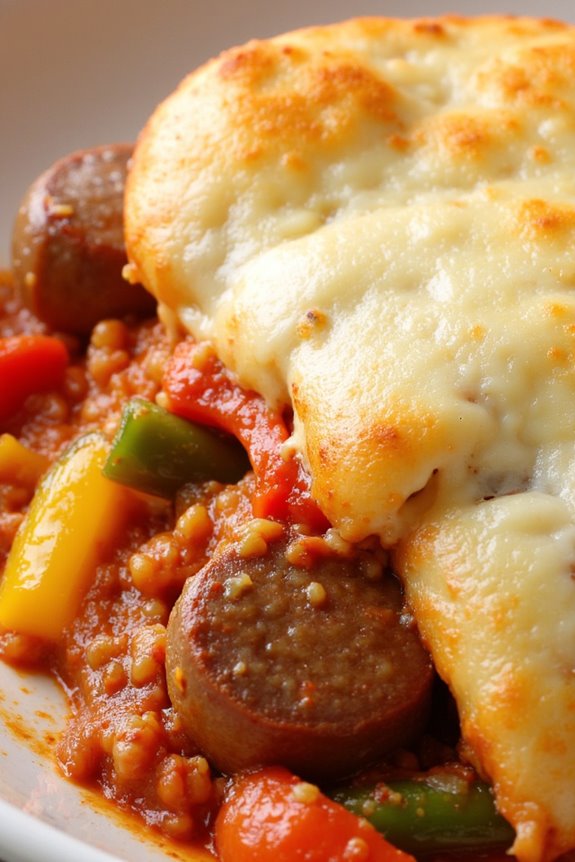 sausage and pepper casserole