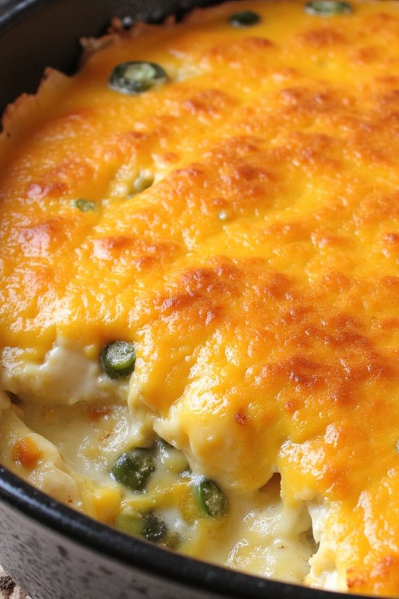 spicy cheesy baked casserole
