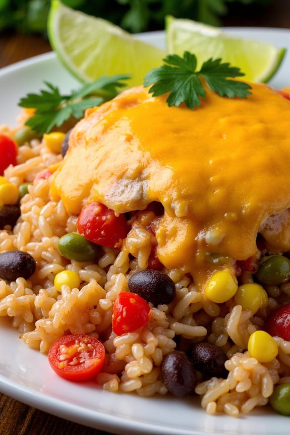 spicy mexican rice casserole