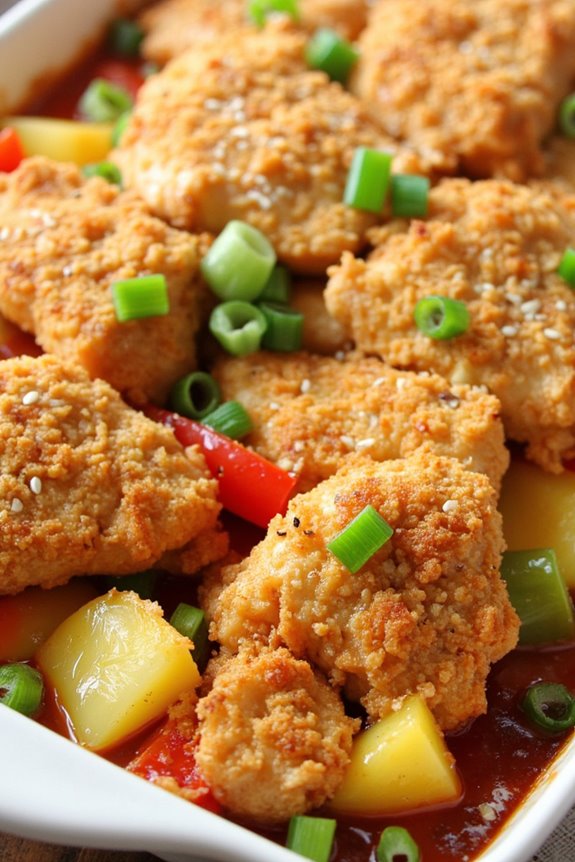 sweet and sour casserole delight