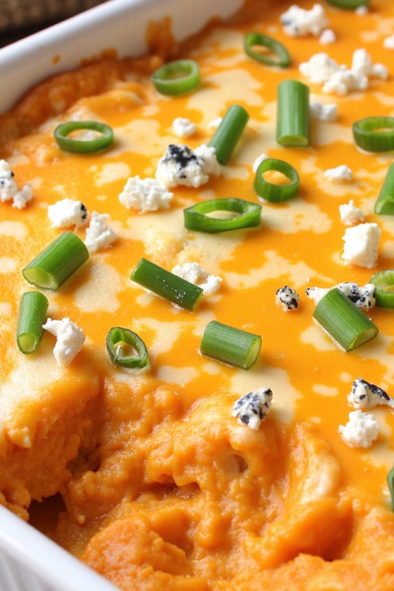 tangy buffalo chicken casserole