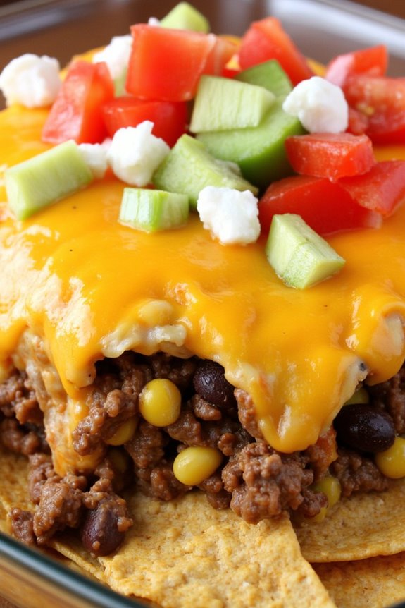 tasty customizable taco casserole