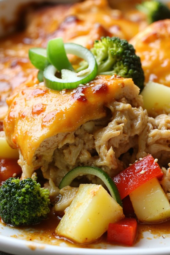teriyaki pineapple chicken casserole