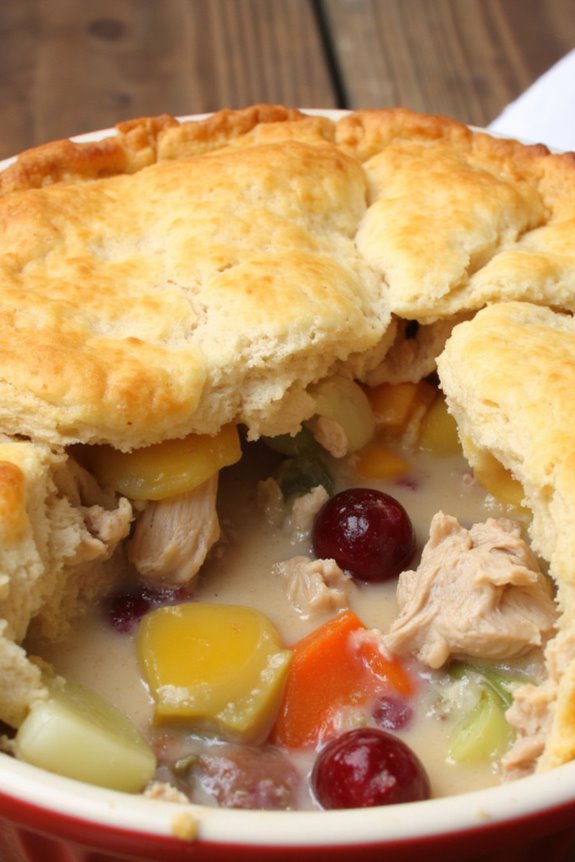 turkey cranberry pot pie