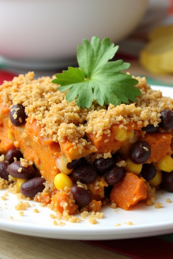 vegan sweet potato casserole