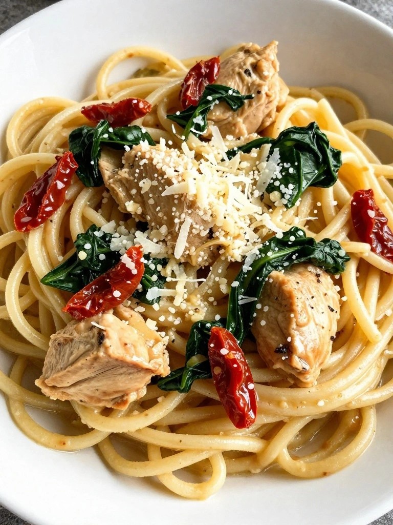 One-Pot Tuscan Chicken Pasta