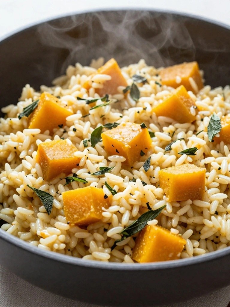 Butternut Squash and Sage Risotto