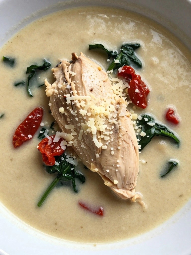 Creamy Tuscan Chicken Soup