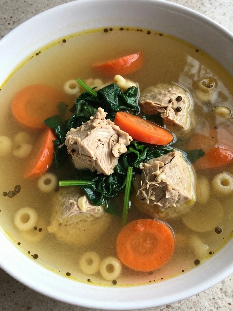 Italian Wedding Soup with Meatballs