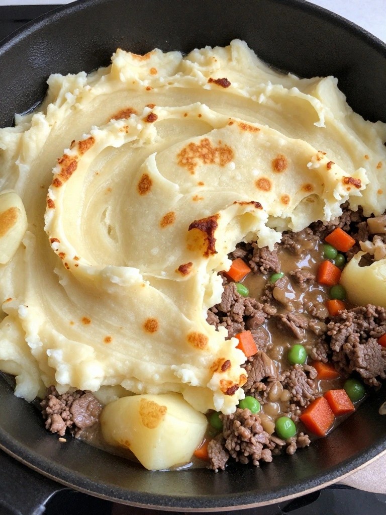 Skillet Shepherd’s Pie with Ground Beef