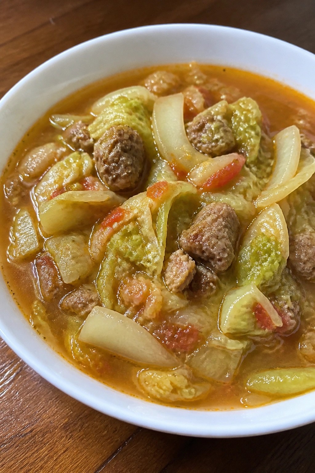 Bold Italian Sausage Cabbage and Fennel Soup