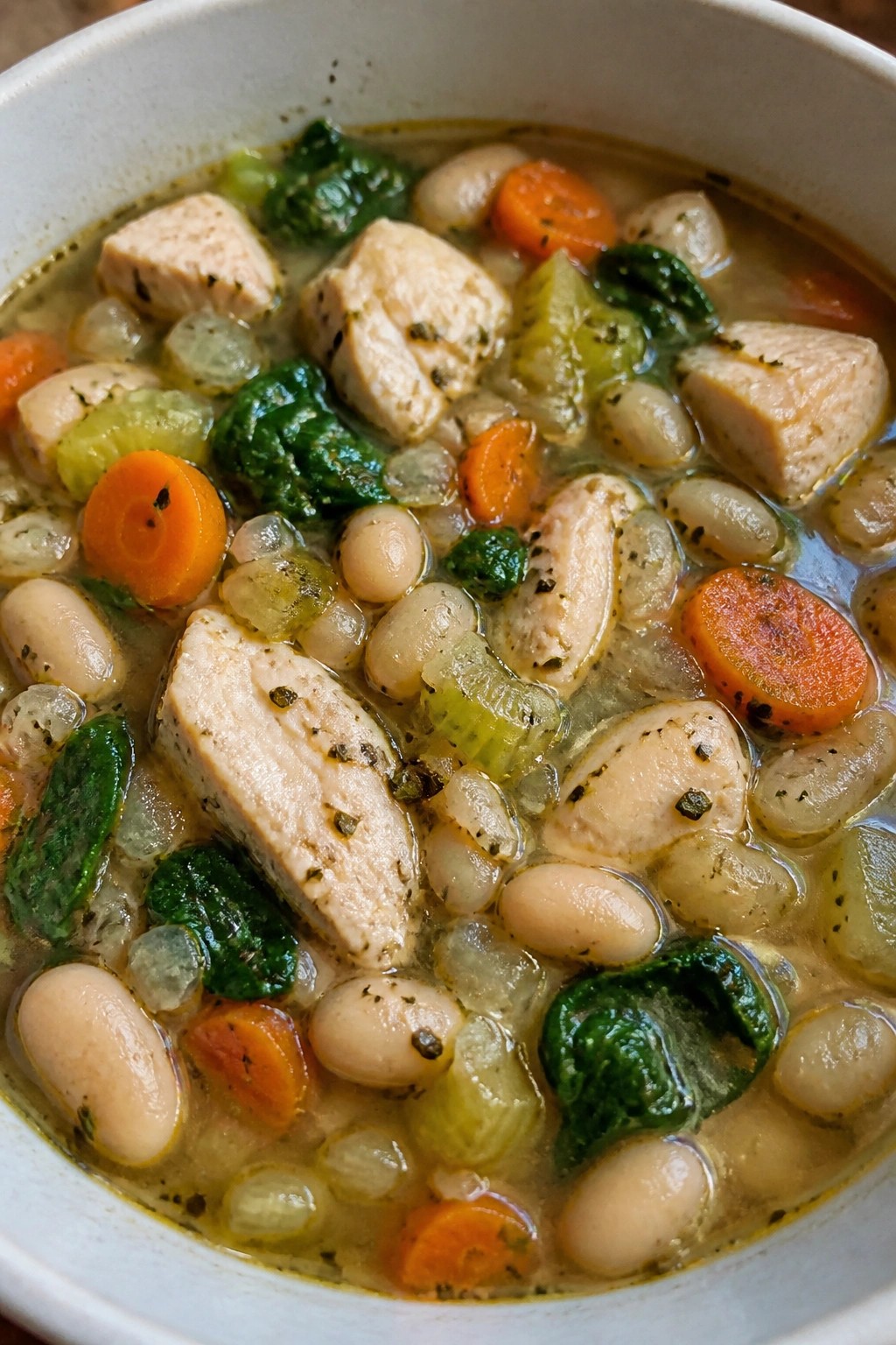 Tuscan Herb Chicken and White Bean Stew