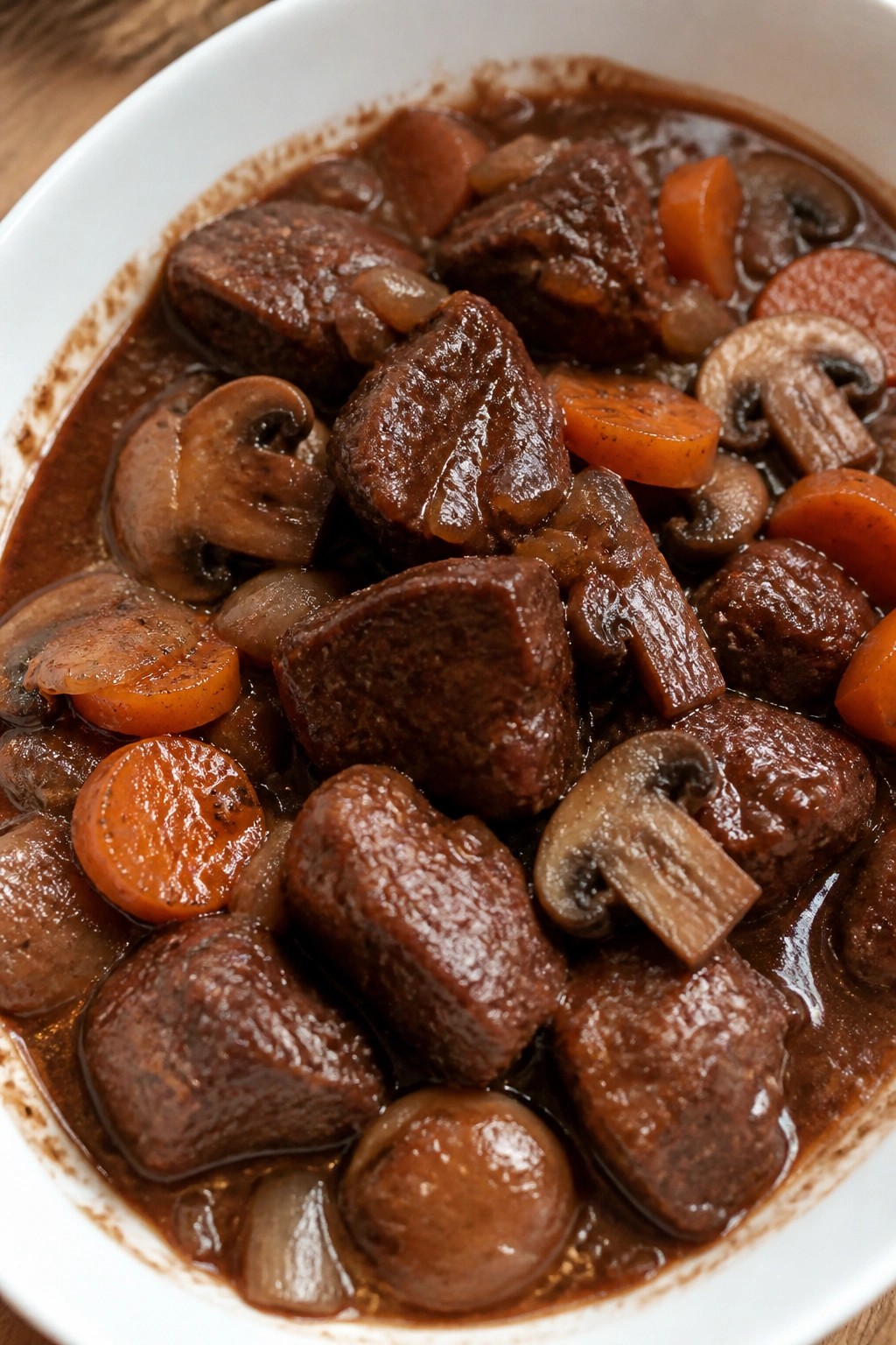 One-Pot French Beef and Mushroom Bourguignon