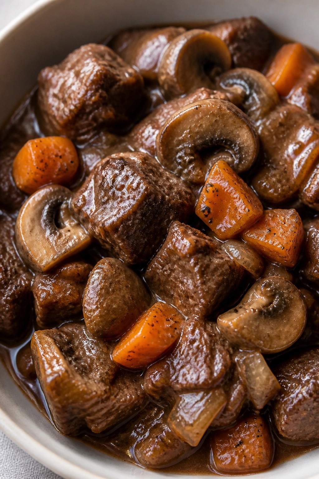 Guinness Stout Beef Mushroom Stew