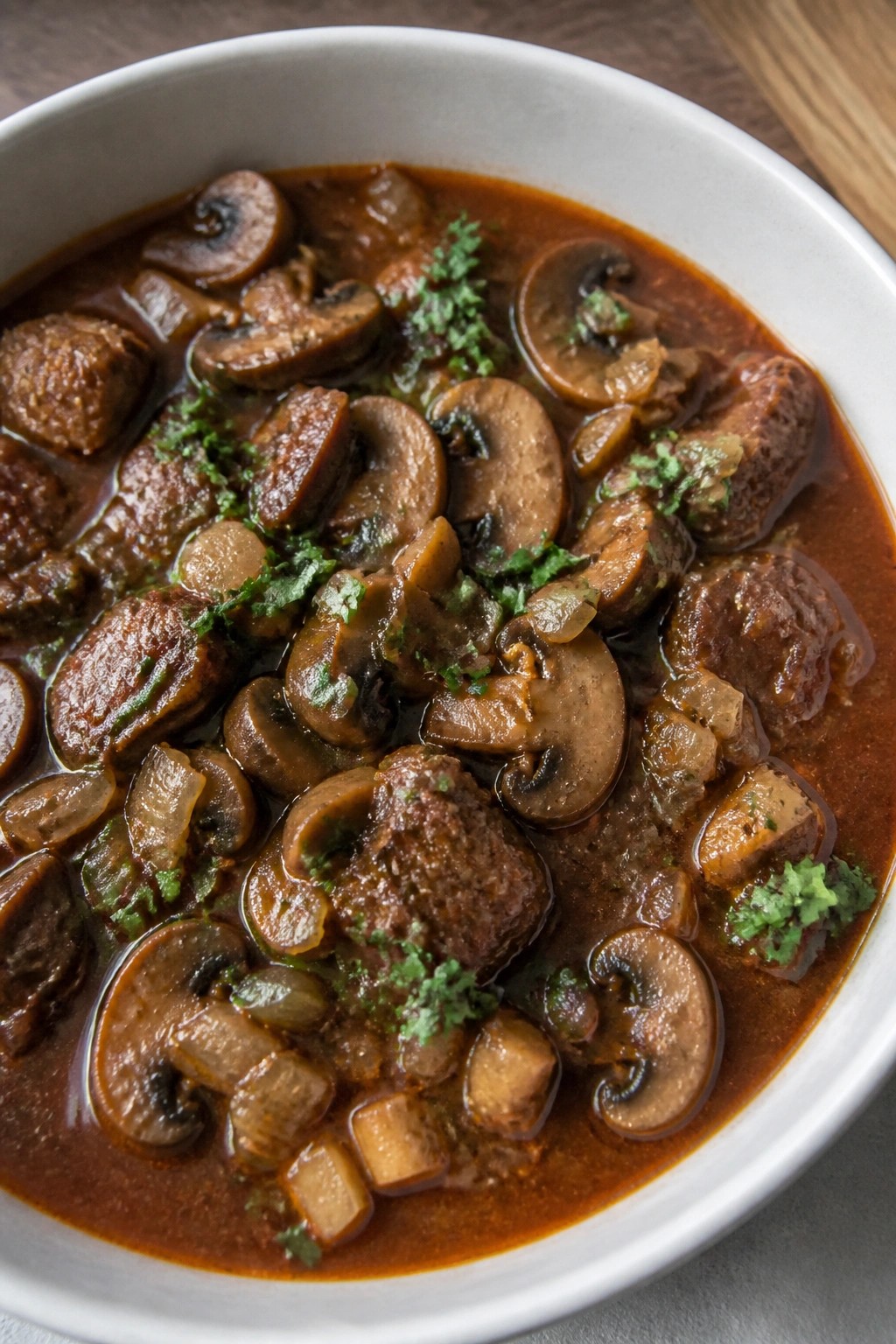 Smoky Paprika Beef Mushroom Stew