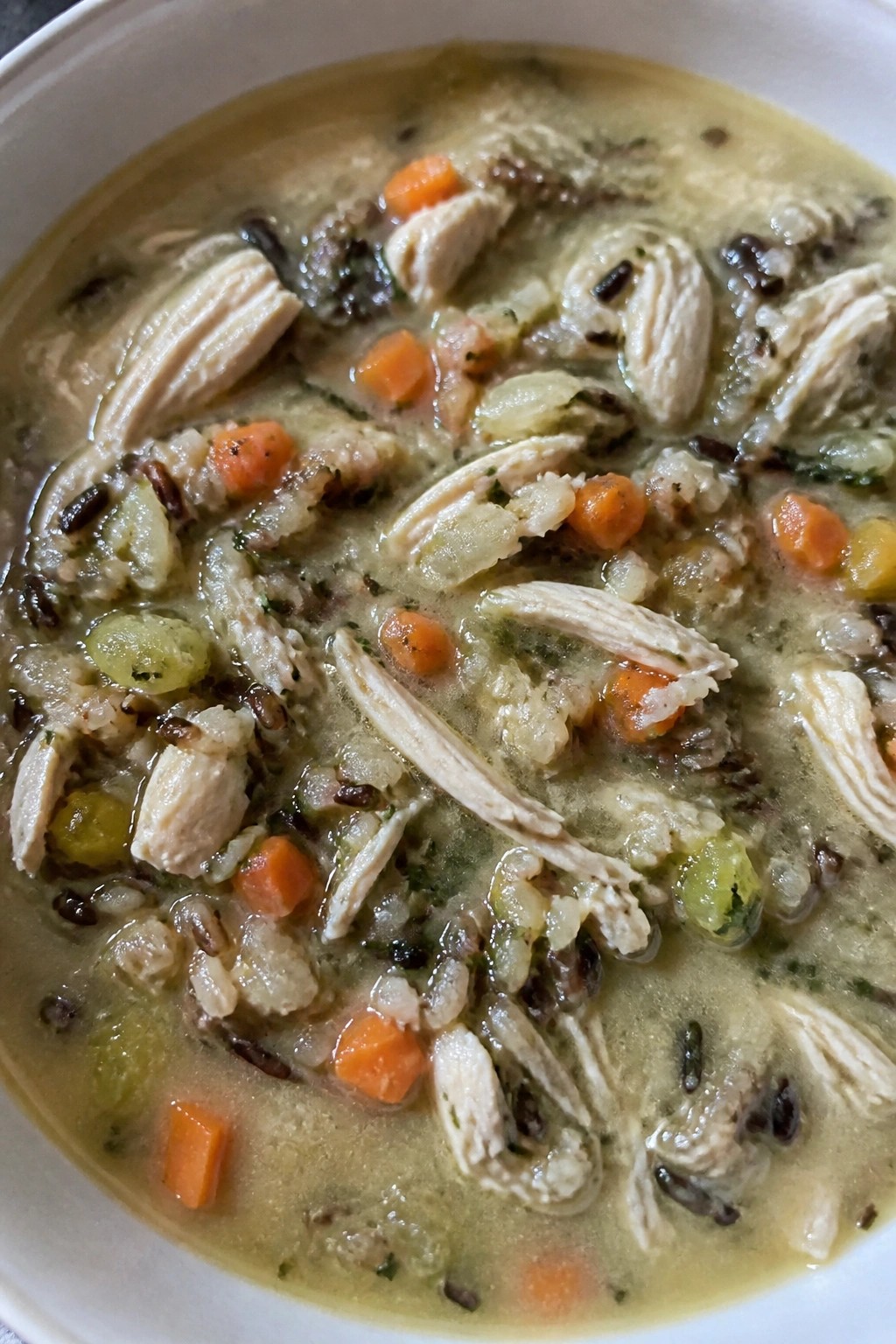 Slow Cooker Chicken Wild Rice Soup