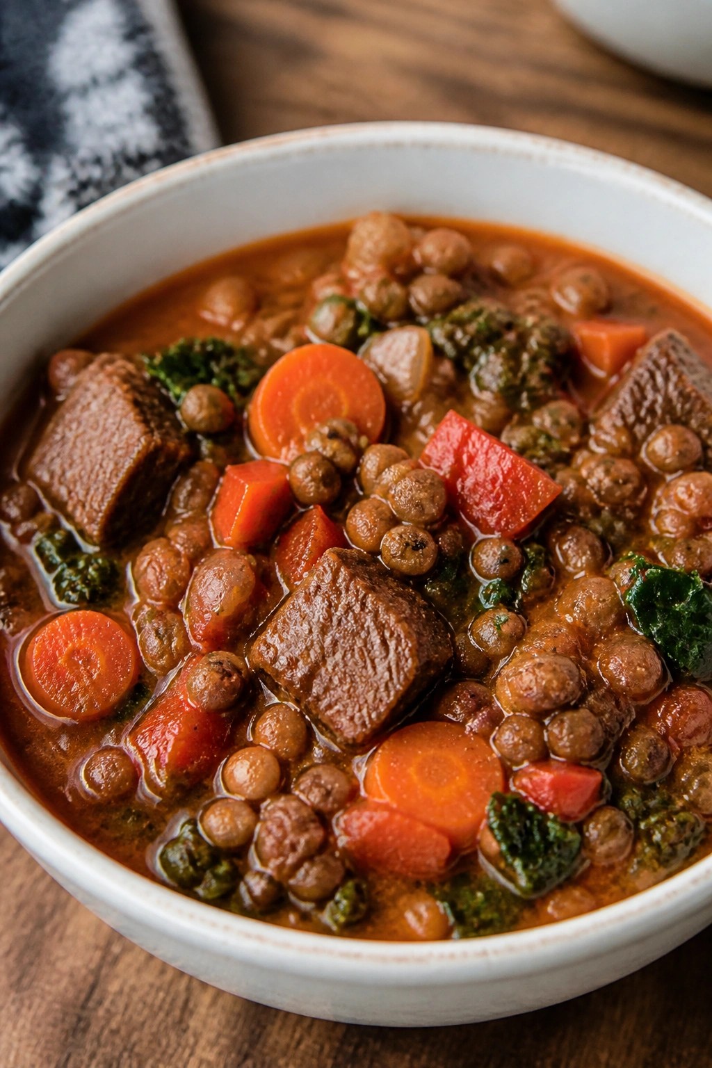 Slow Cooker Ethiopian-Spiced Beef and Lentil Stew