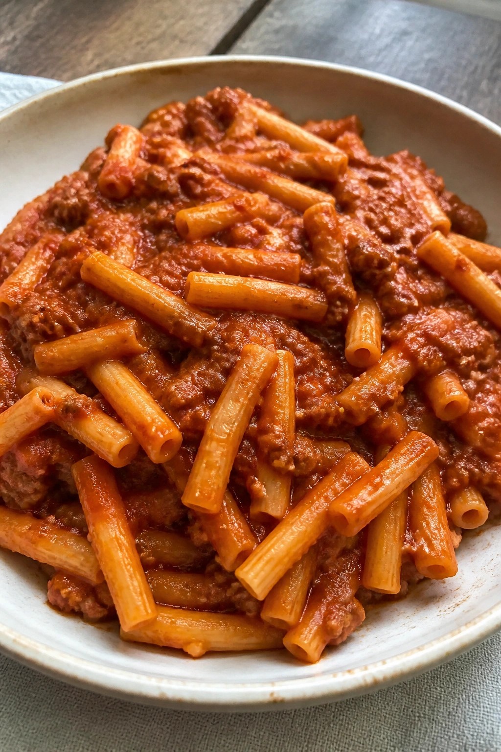 One-Pot Beef and Tomato Pasta