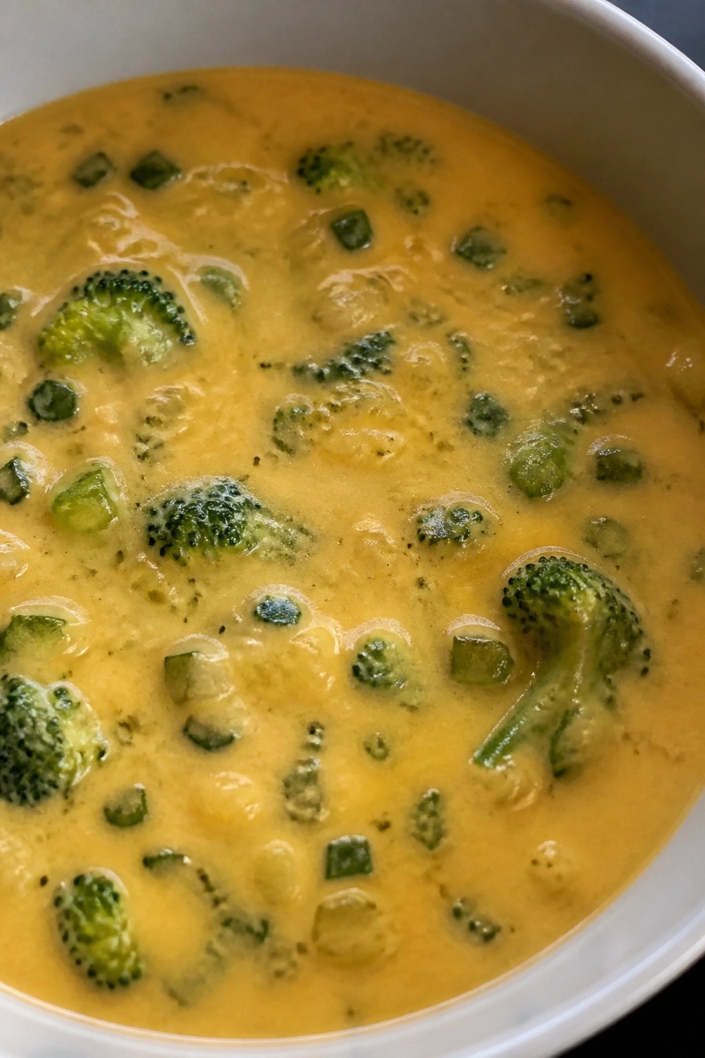 Crockpot Spicy Jalapeño Broccoli Cheddar Soup