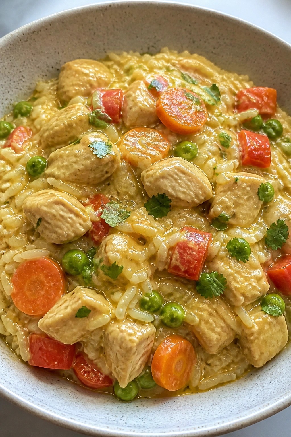 Coconut Curry Chicken and Vegetable Rice