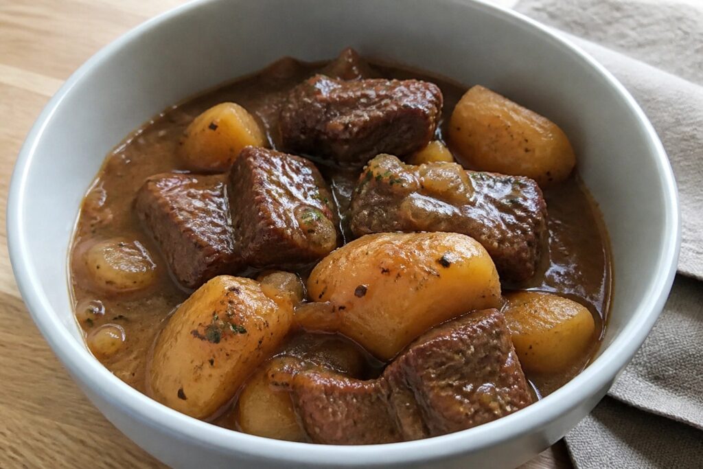 12 Filling Slow Cooker Beef and Potato Stew Recipes for One Pot Winter Meals