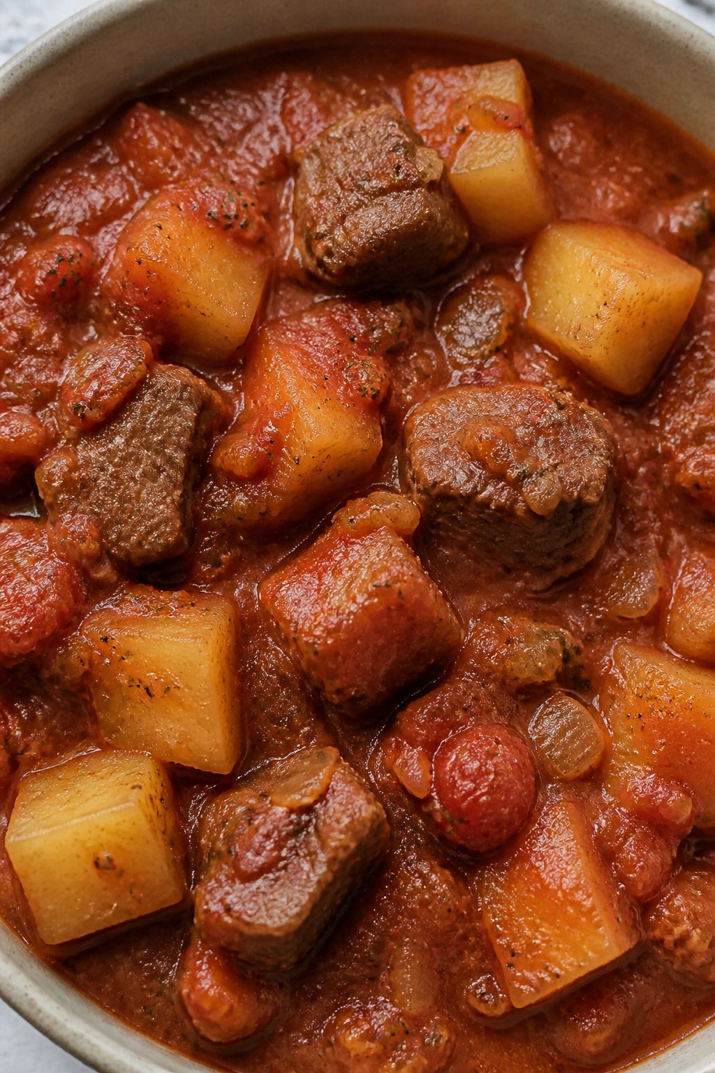Italian Tomato and Herb Beef Potato Stew