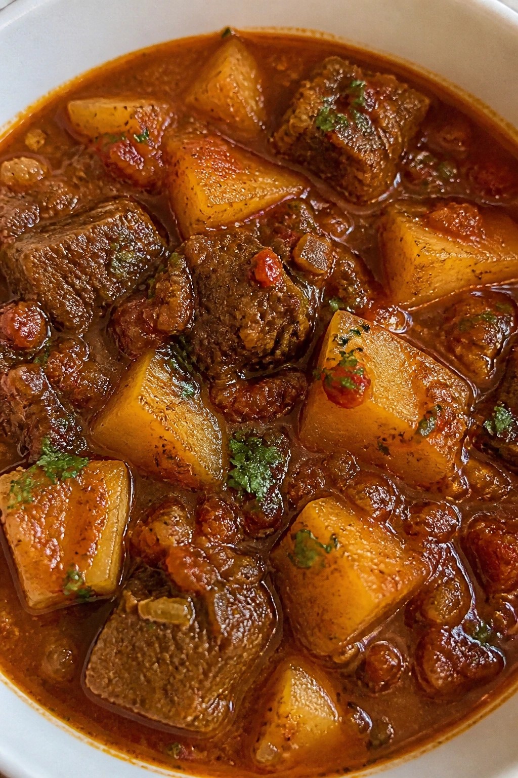 Smoky Chipotle Beef and Potato Stew