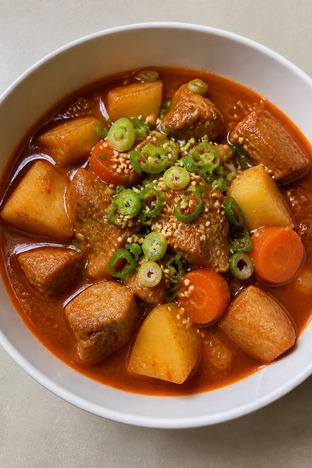 Korean Gochujang Pork Stew