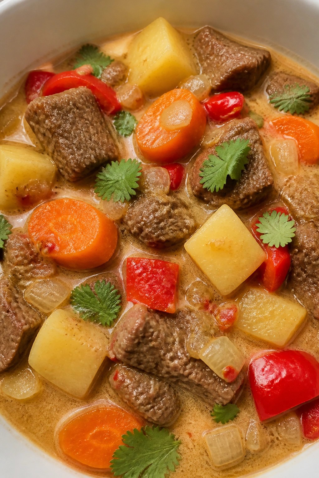 Thai Coconut Beef Curry Stew