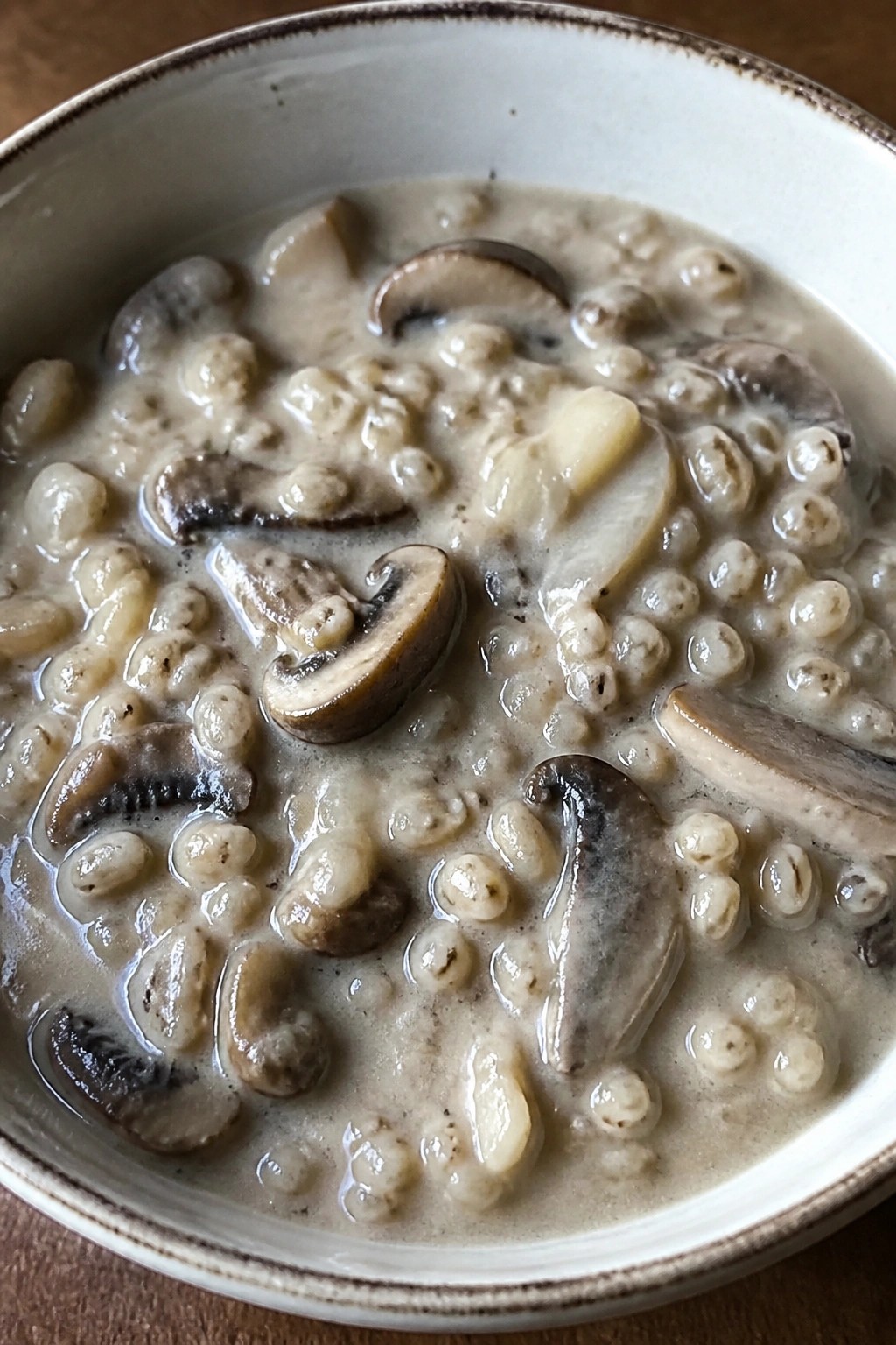 Creamy Mushroom Barley Stew