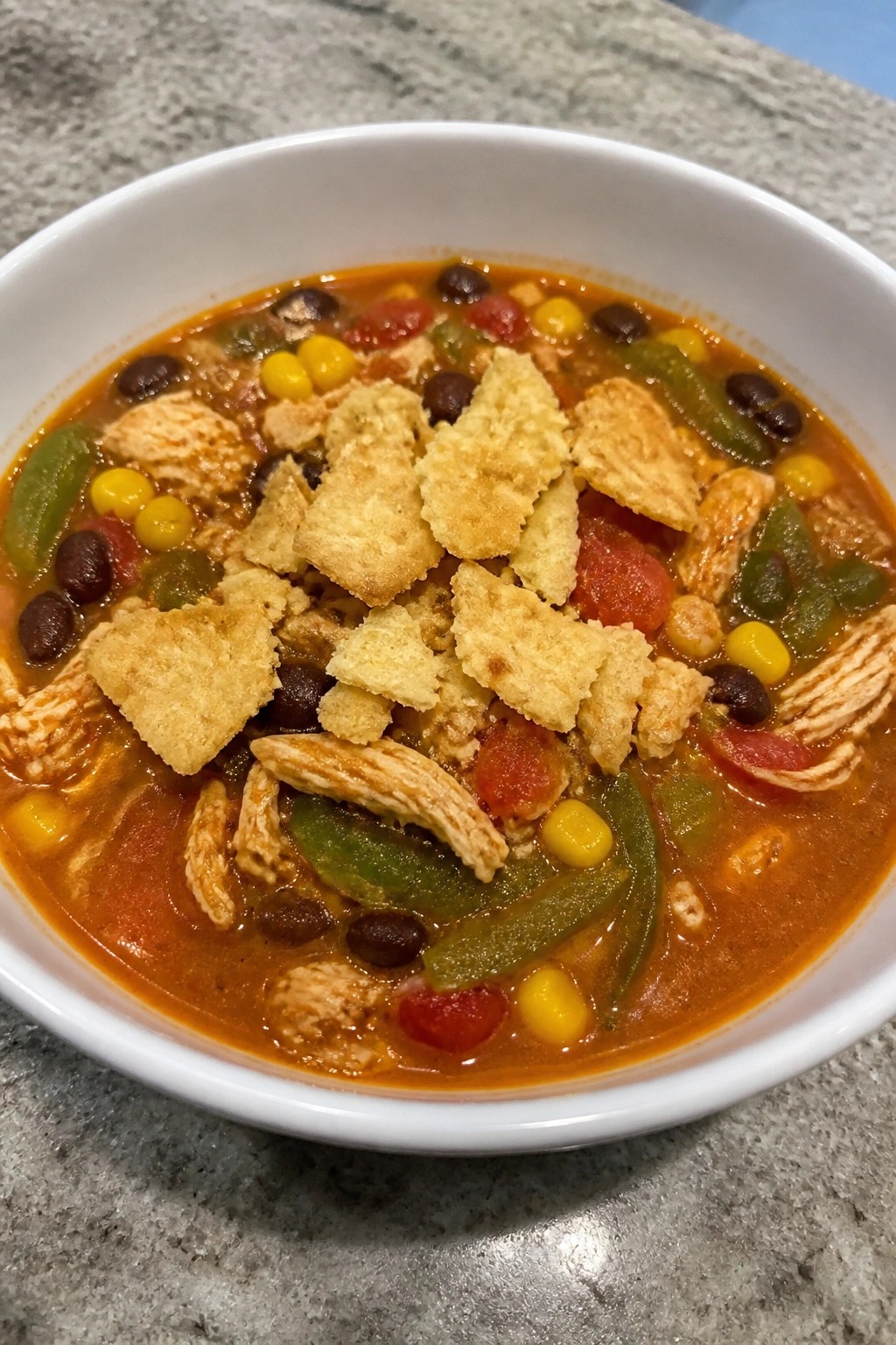 Spicy Chicken Tortilla Stew