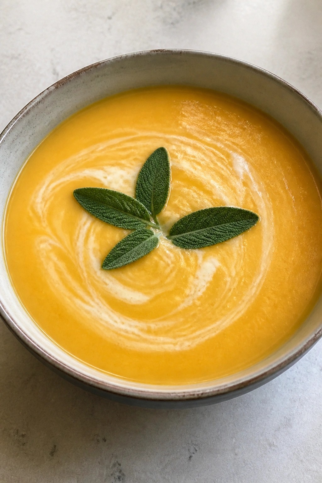 Butternut Squash Bisque with Sage