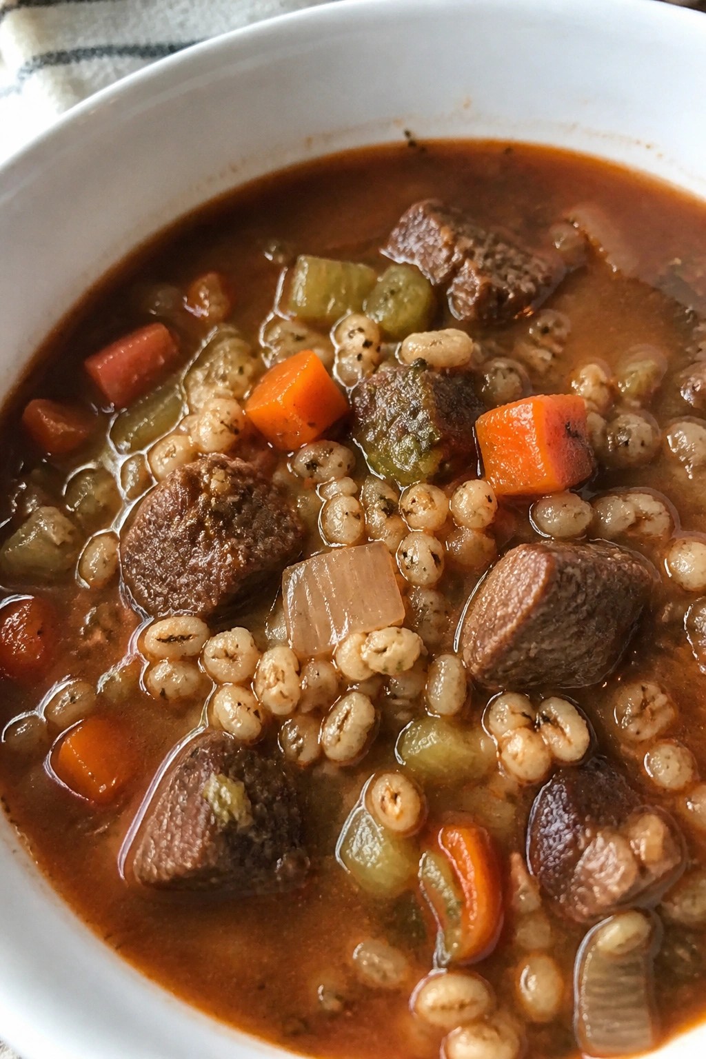 Hearty Beef Barley Soup