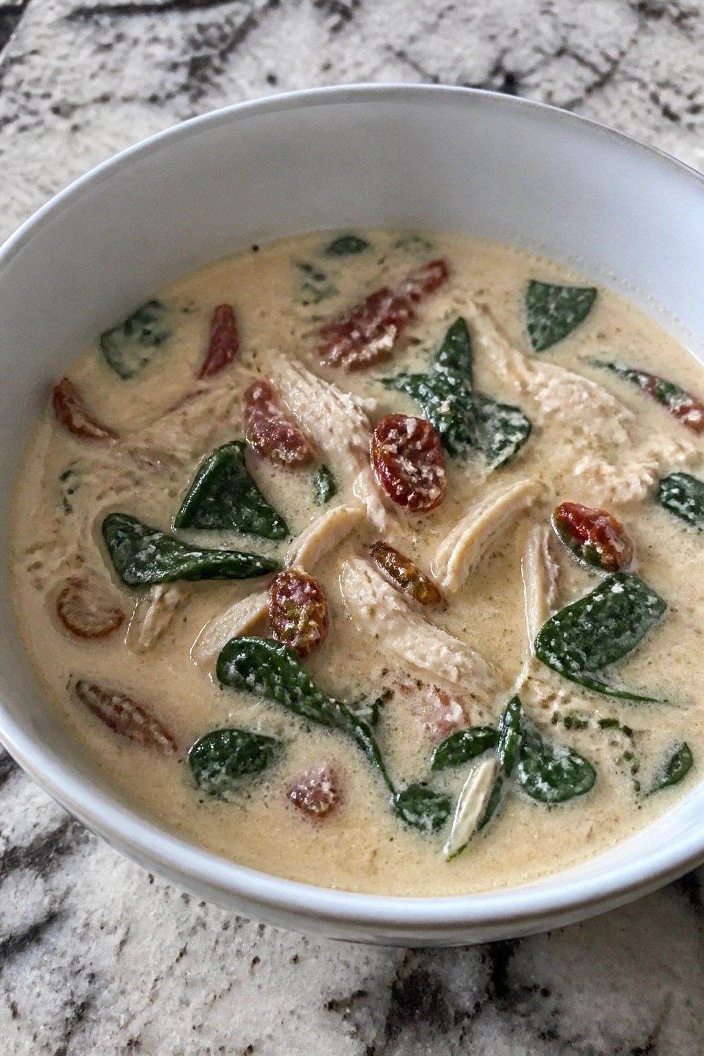 Creamy Tuscan Chicken Soup