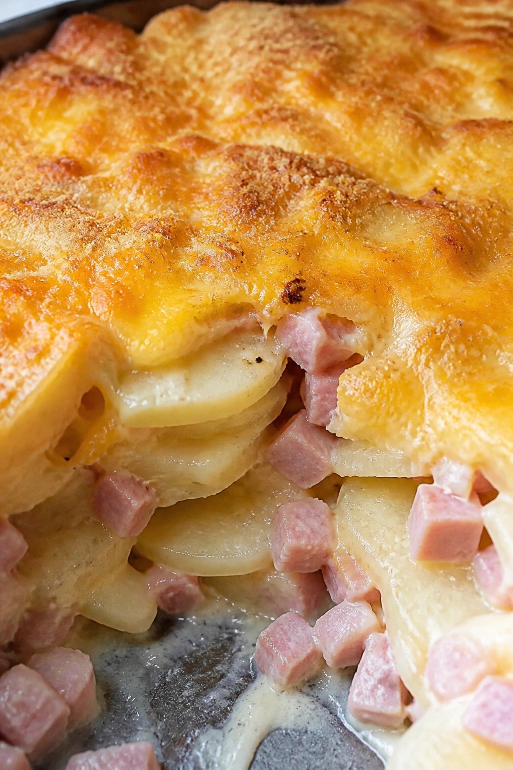 Creamy Ham and Potato Bake