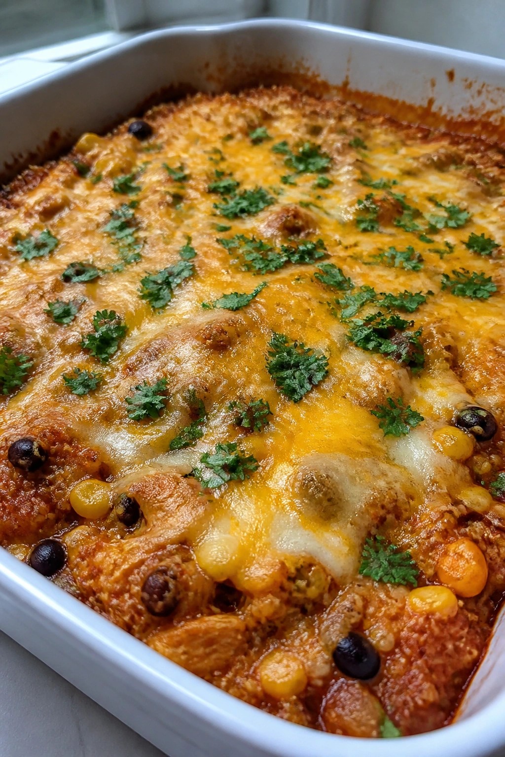 Mexican Chicken Enchilada Quinoa Casserole
