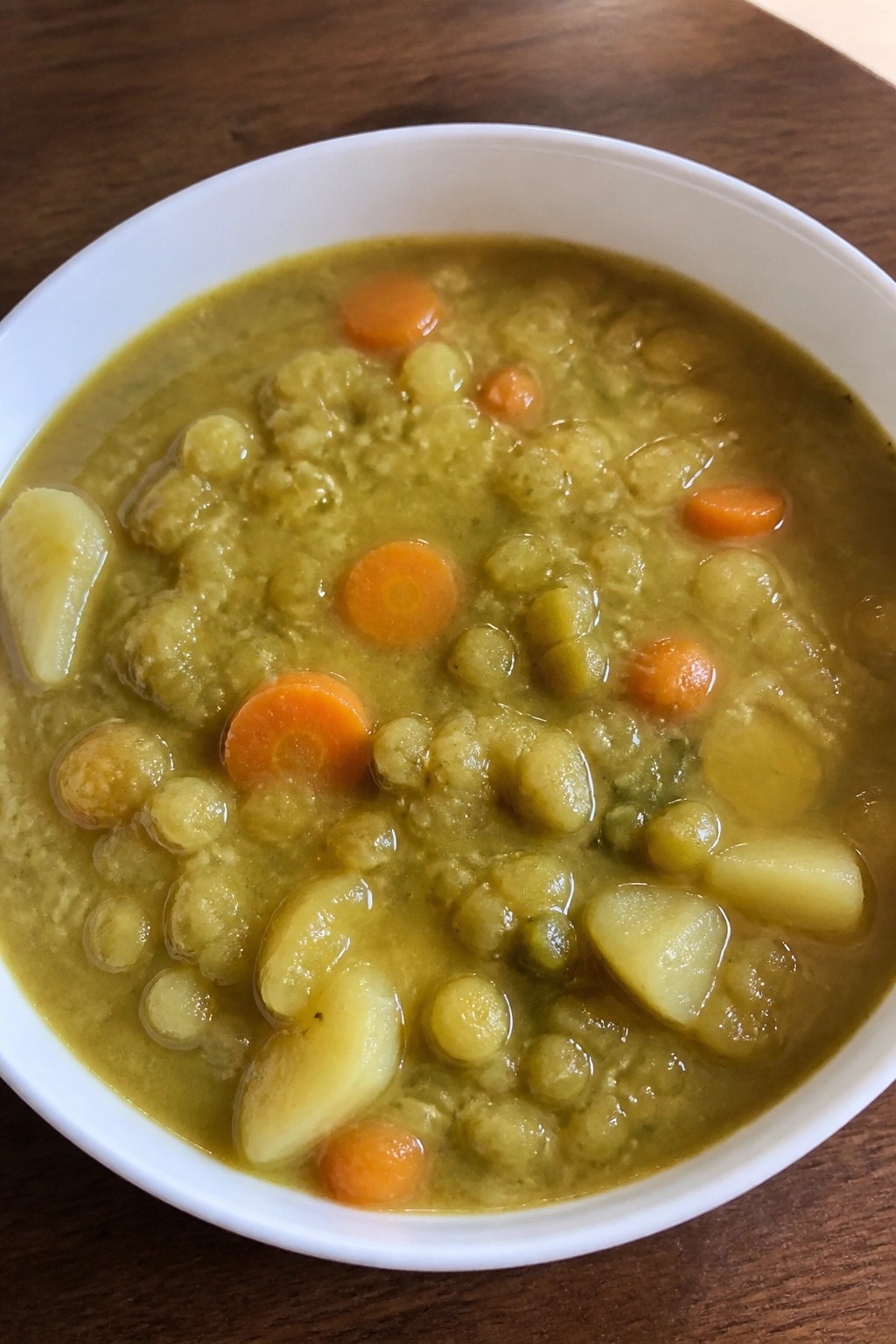 Split Pea Potato and Carrot Soup
