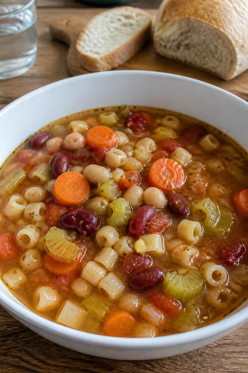 Minestrone Soup with Pasta